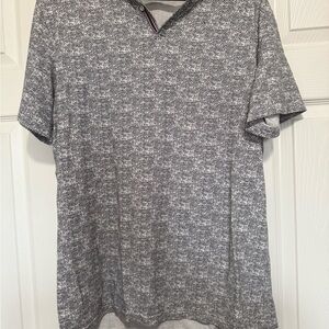 Men's Gray Patterned Shirt